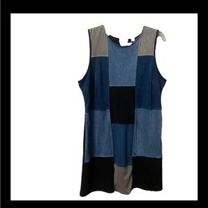 Colorblock Sleeveless Dress